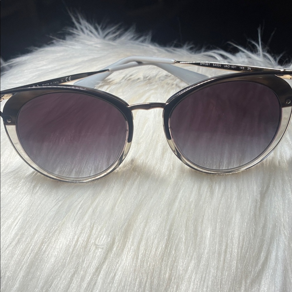 Prada Gradient Sunglasses - Black and Gray